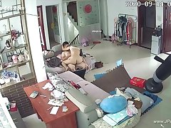 Asian couple voyeur porn video